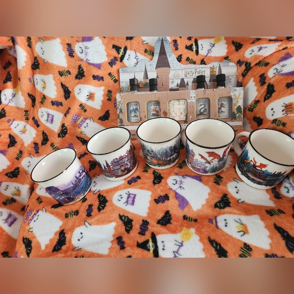 Harry Potter Themed Mug Set And Hot Cocoa